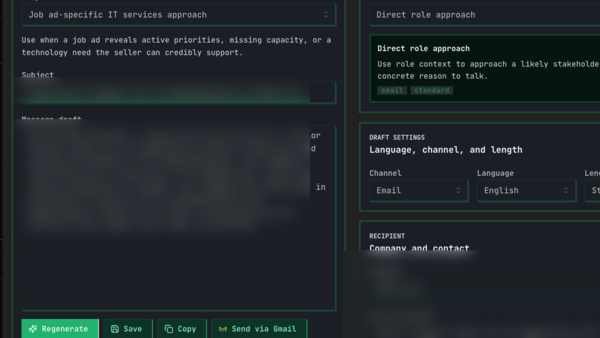 Queast message composer with evidence-based draft settings and human review controls